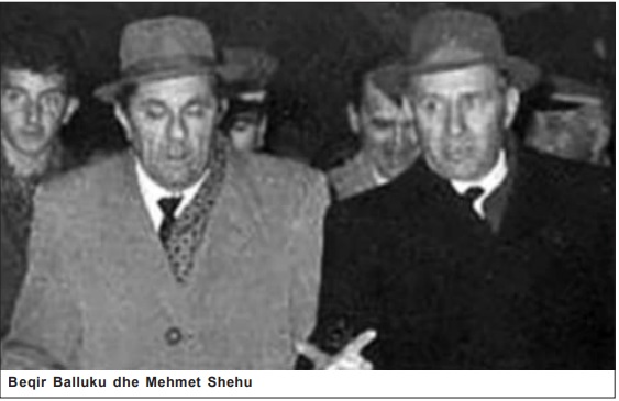 Beqir Balluku dhe Mehmet Shehu