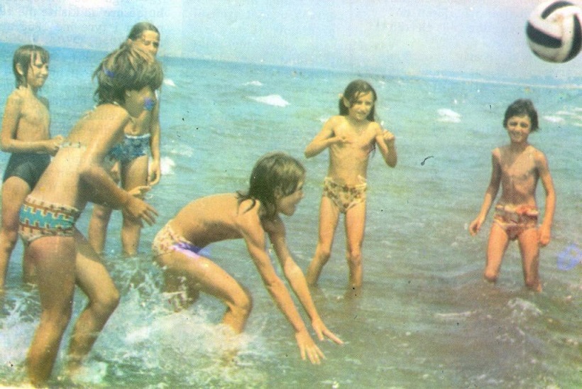 Gjatë aktiviteteve në Kampin e Pionerëve