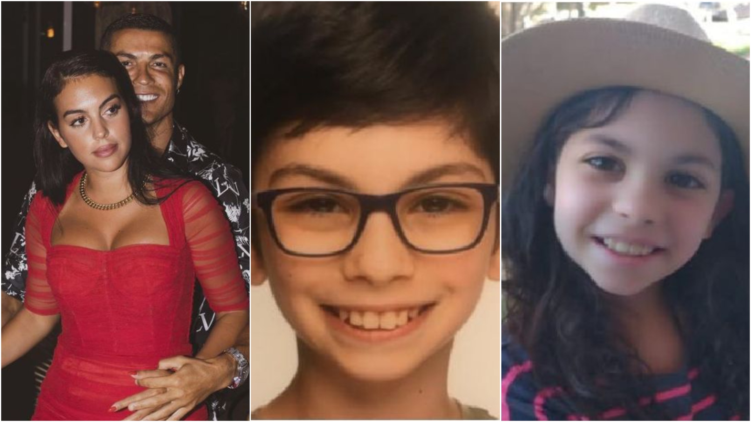 georgina rodriguez Kristian Toska dhe Amantia Toska (2)