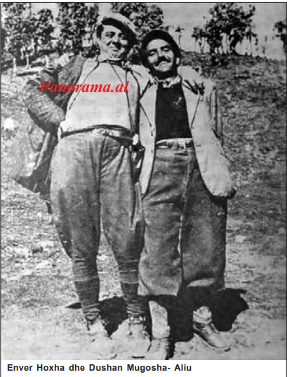 Enver Hoxha dhe Dushan Mugosha- Aliu