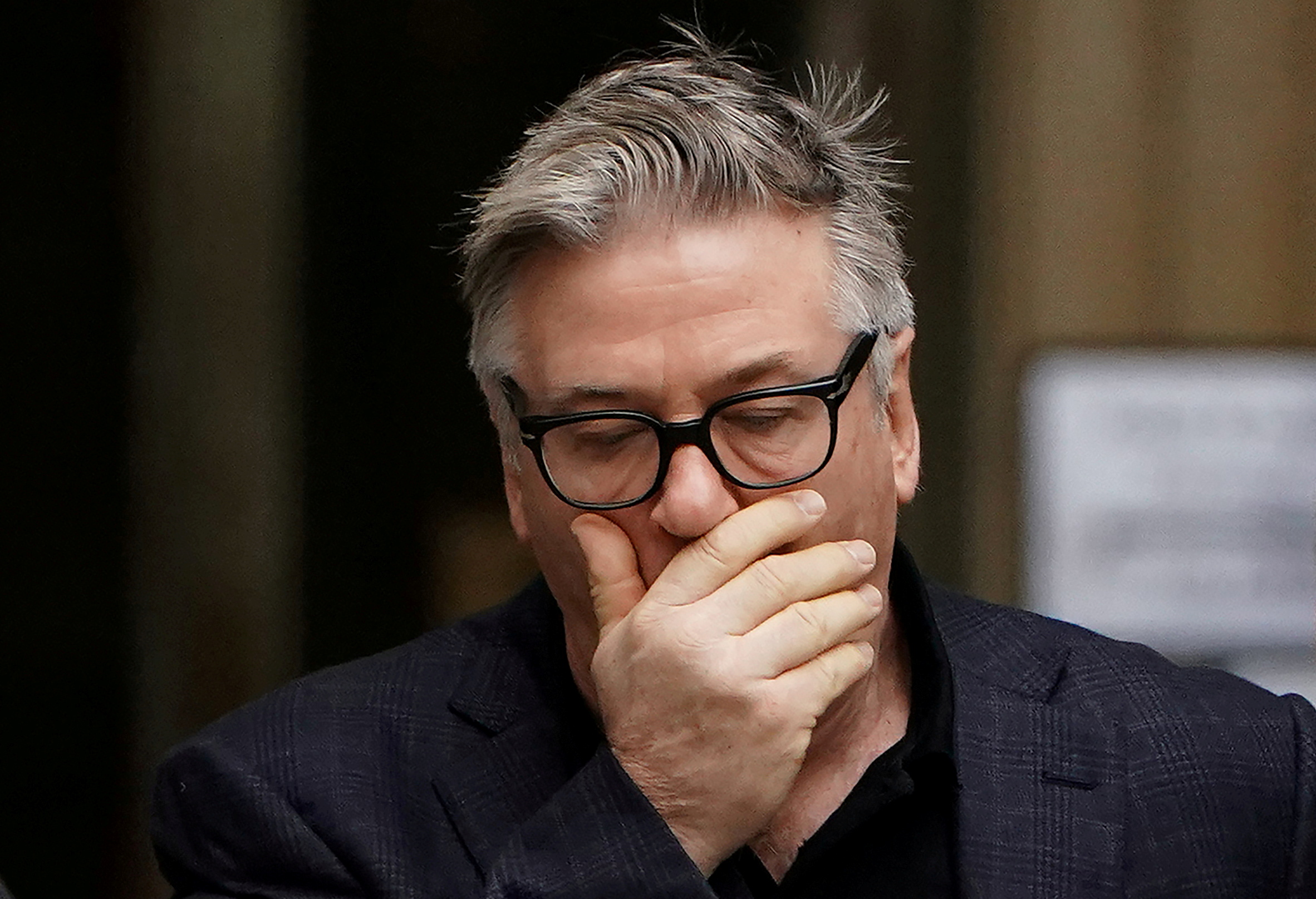 FILE PHOTO: Actor Alec Baldwin leaves court in the Manhattan borough of New York City, New York, U.S., January 23, 2019. REUTERS/Carlo Allegri/File Photo
