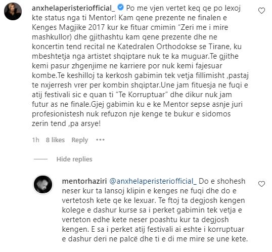 anxhela peristeri mentor haziri