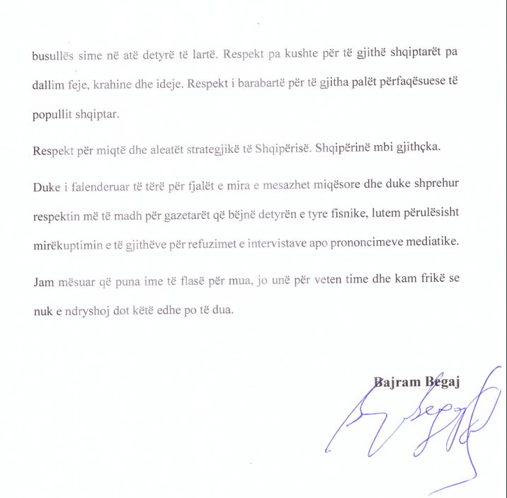 bajram begaj leter2