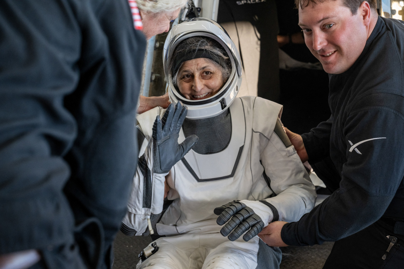 Sunita Williams, pas mbërritjes në Tokë