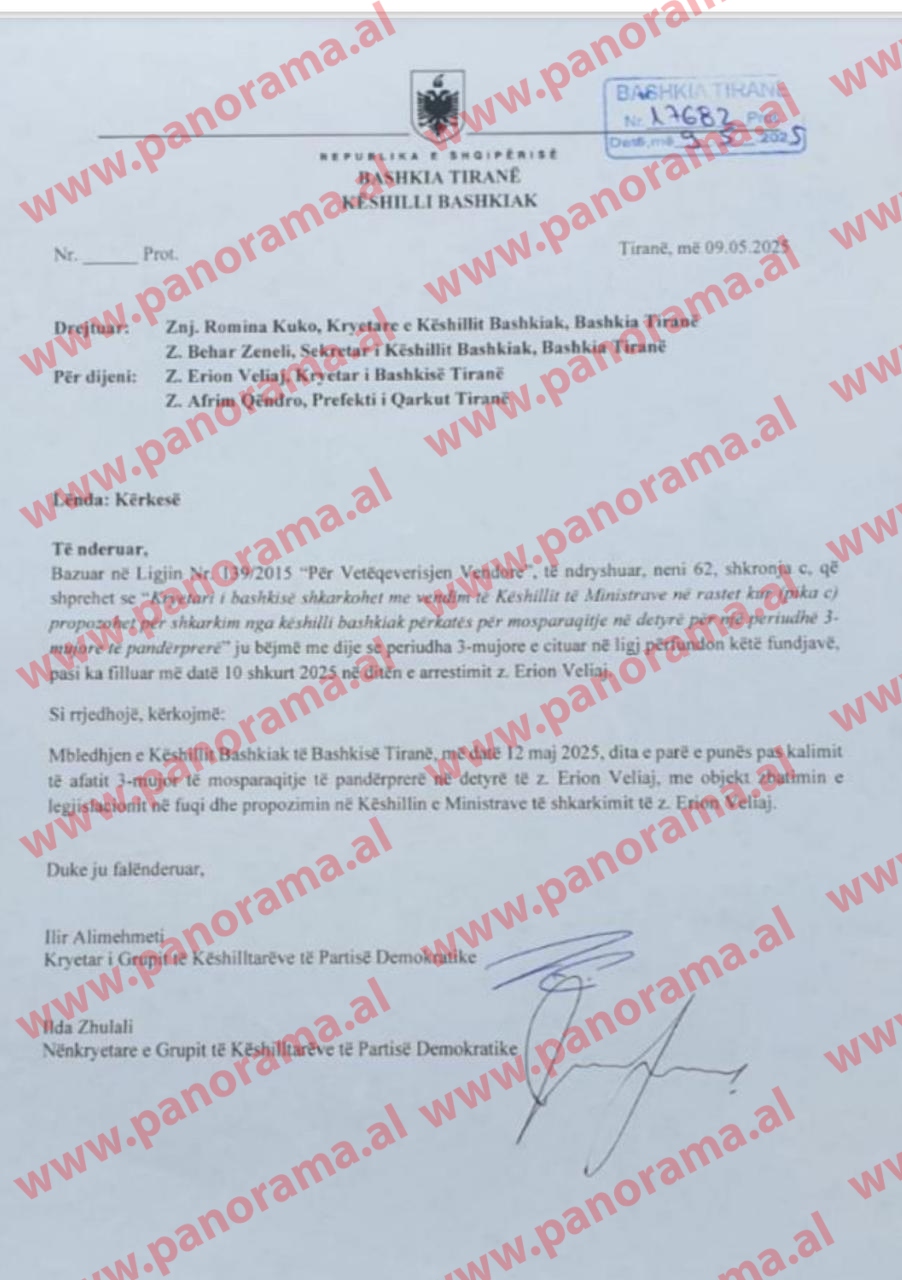 erion veliaj shkrese shkarkim PD