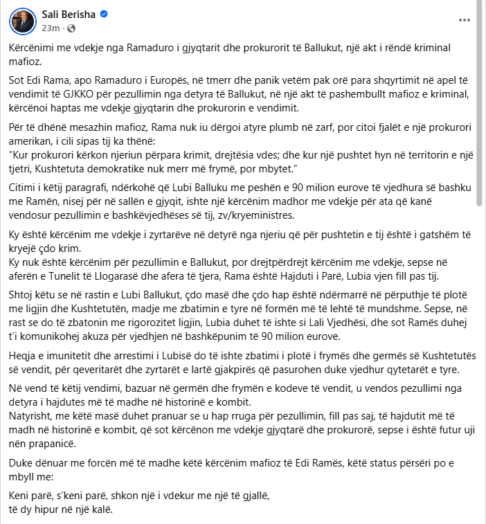 sali berisha