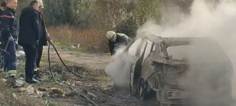 makina e djegur atentat lushnje1