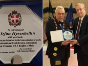 Sipërmarrësi Irfan Hysenbelliu nderohet nga Urdhri i Maltës për kontributin e tij në projektet humanitare të organizatës