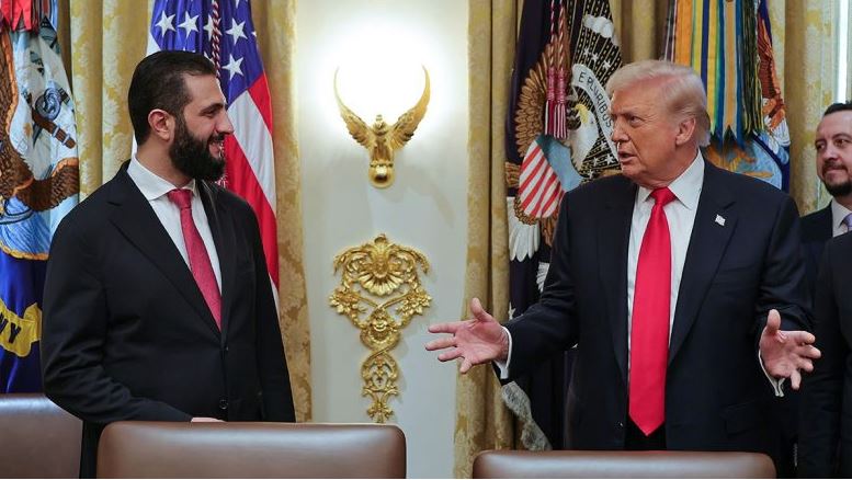 donald trump dhe presidenti sirian