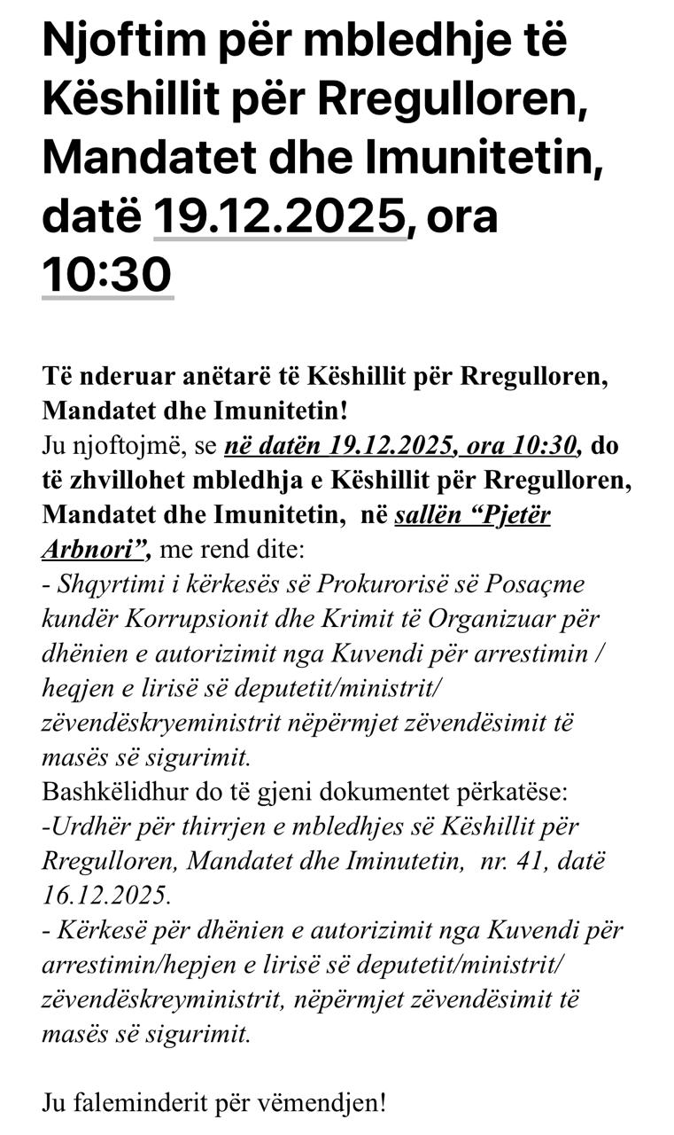 keshill i mandateve balluku
