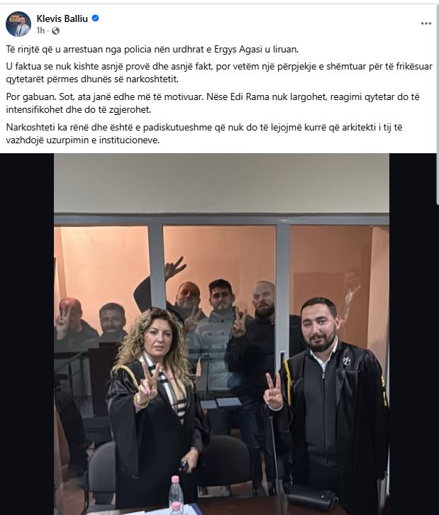 klevis balliu postimi