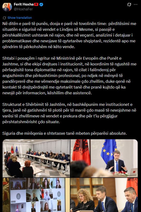 hoxha postim