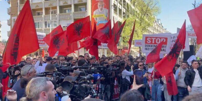 protesta e studenteve shkup