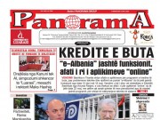 LEXO faqen e parë të Gazetës Panorama, datë 13 MAJ 2026