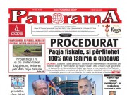LEXO faqen e parë të Gazetës Panorama, datë 18 MAJ 2026