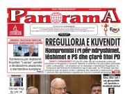 LEXO faqen e parë të Gazetës Panorama, datë 21 MAJ 2026