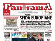 LEXO faqen e parë të Gazetës Panorama, datë 23 MAJ 2026