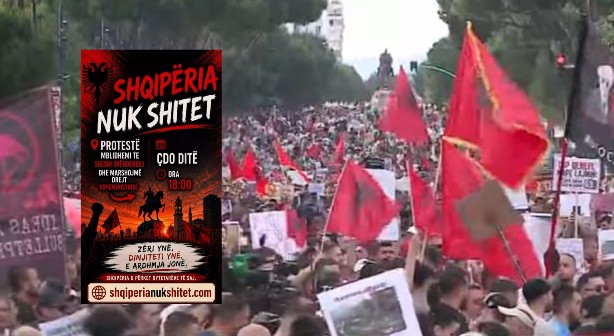  Zëri  dinjiteti dhe e ardhmja jonë     Protestuesit  zbresin  për të 9 tën ditë radhazi sot në shesh  Shqipëria i përket qytetarëve të saj
