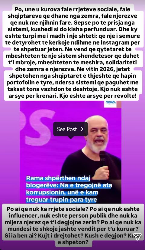Protestat masive/ Rama sulmoi influencerat dhe bloggerët, re