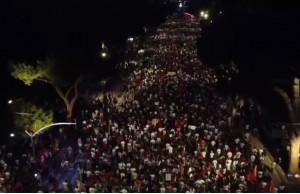 protesta dron