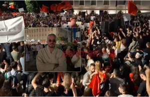 Alessio Alia protesta