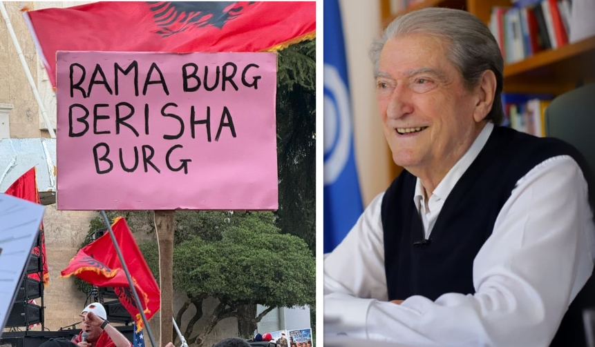  Sot po vërshojnë qytetarët nga të katërta anët e Atdheut drejt Tiranës    Kreu i PD  Protesta  shpëtimtare për Shqipërinë  Berisha në burg  Promotori i thirrjeve është Balla