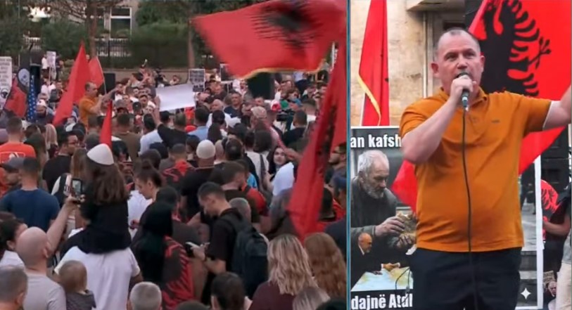  S më tremb balta e komunistëve    Shqiptari nga Londra në protestë  Rama u lemerit kur pa zërin e diasporës në shesh  Do na e ndjesh krismën shumë shpejt  do ikësh   