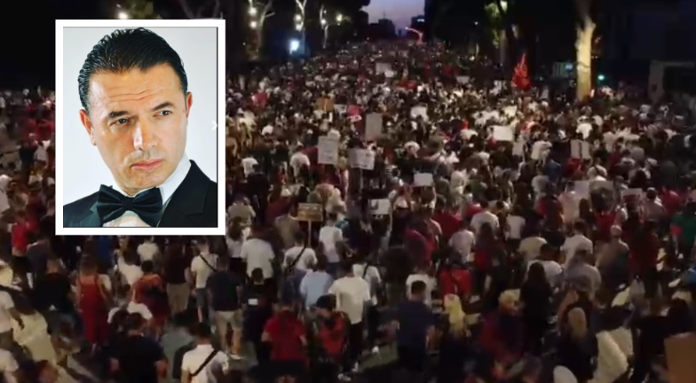 Marko Caka protesta