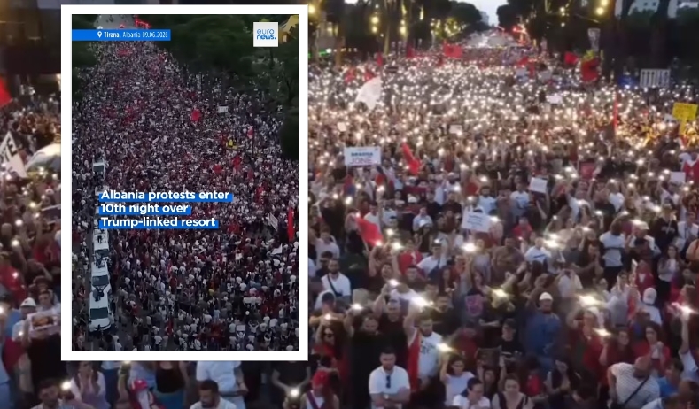 Mijera protestues Euronews