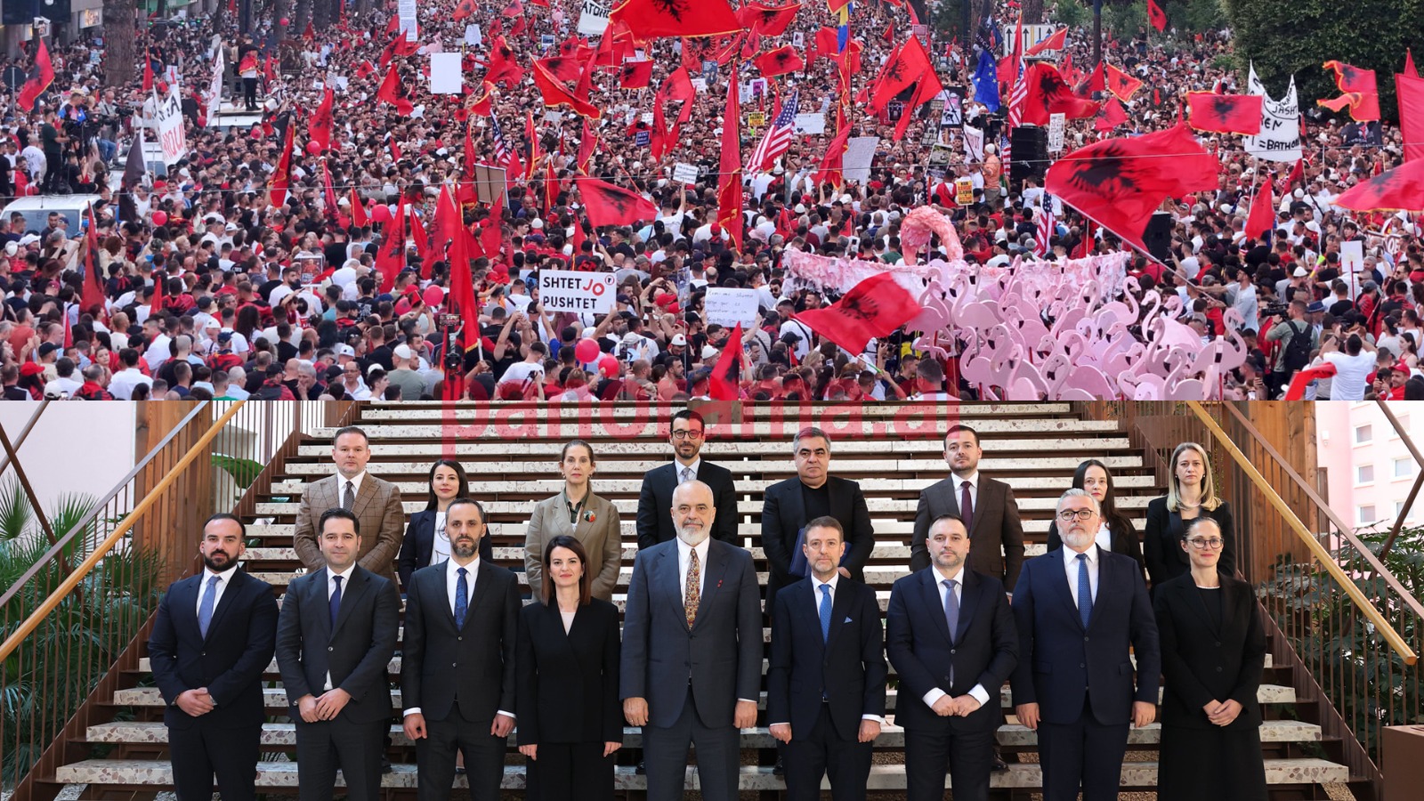 Protesta, edi rama, qeveria, bonus