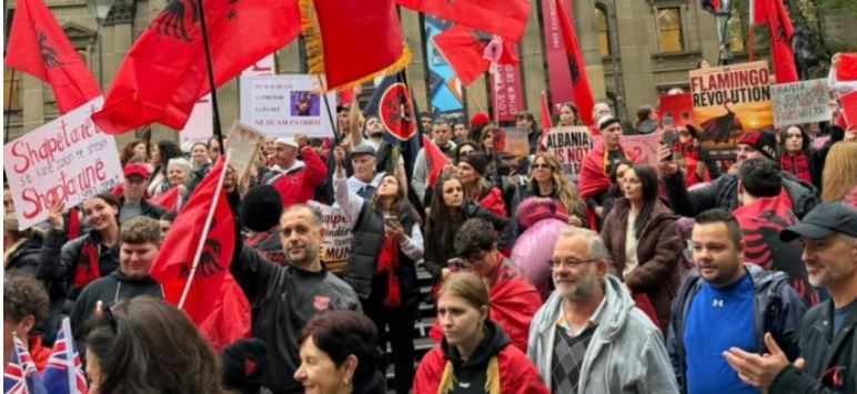 australi protesta