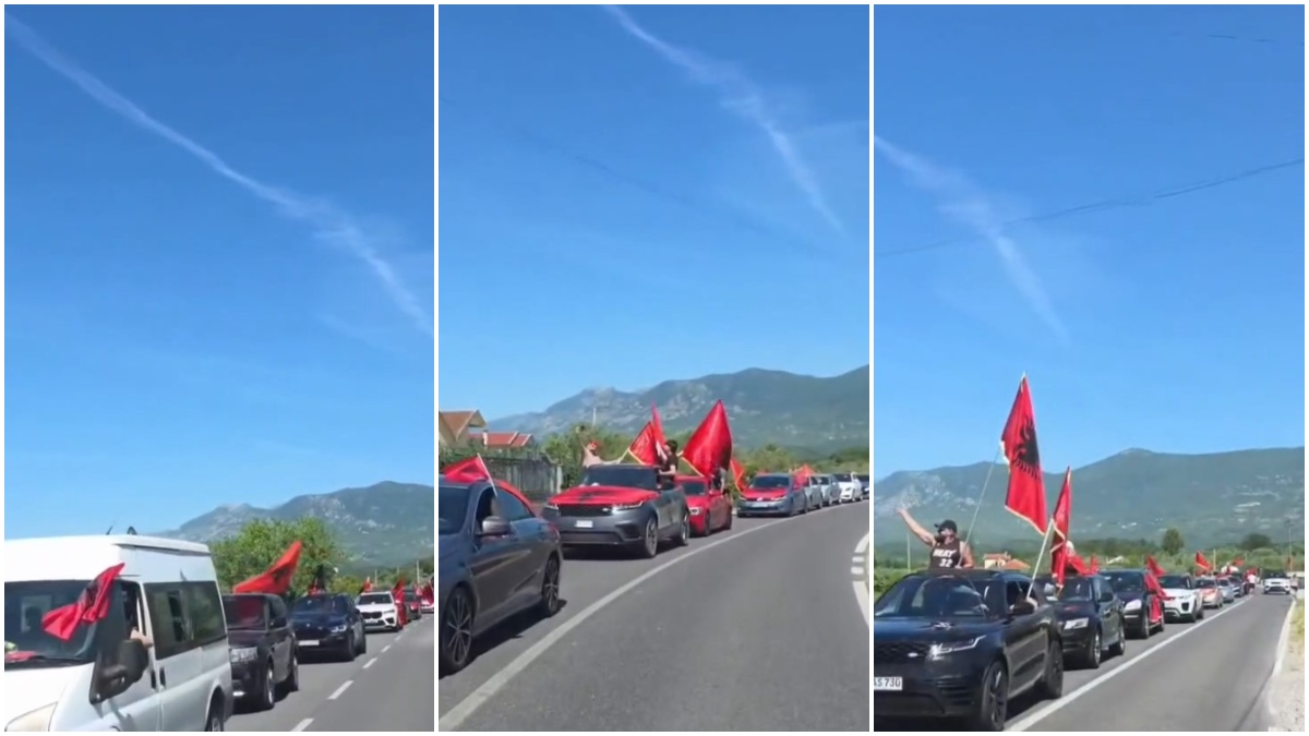 VIDEO  Sot protesta më e madhe kundër Ramës  autokolona kilometrike e shqiptarëve të diasporës niset drejt Tiranës