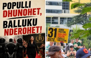 balluku proteste