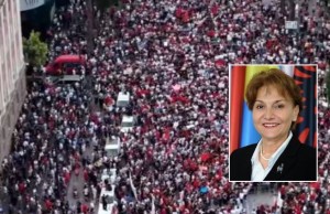 ermelinda meksi protesta