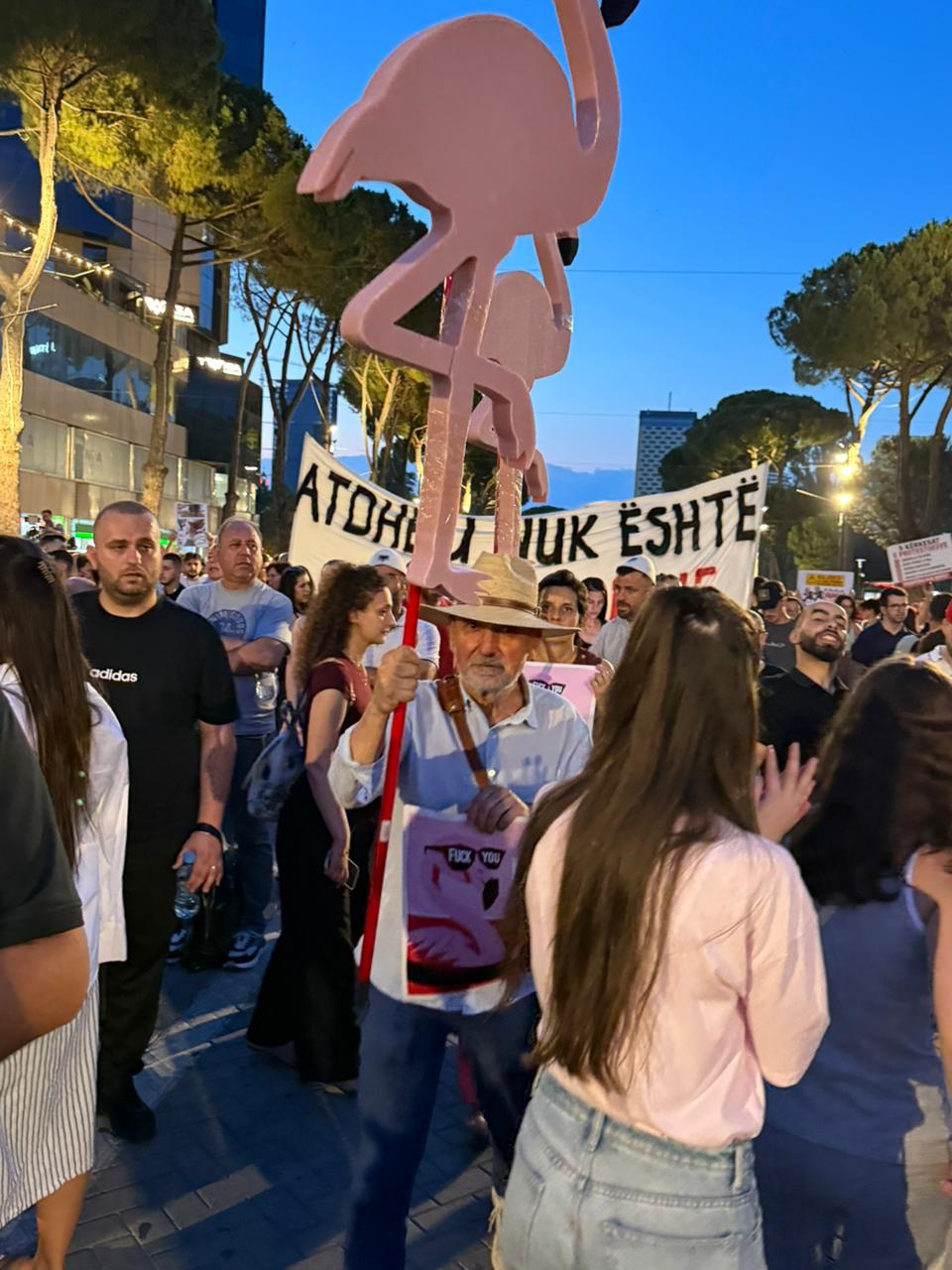 fatos lubonja pankarta protesta 24 (3)