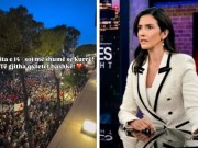 “Sot më shumë se kurrë, të gjitha qytetet bashkë”- Gazetarja e CNN (USA) publikon pamjet spektakolare nga protesta e 14-të për largimin e Ramës