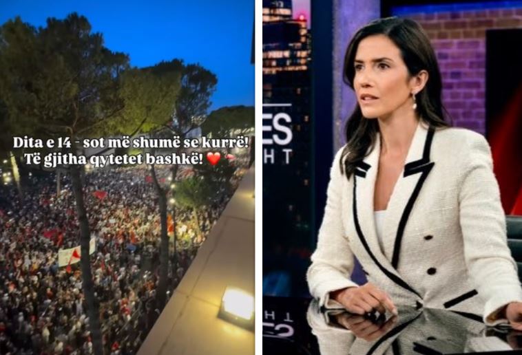 gazetarja e cnn protesta