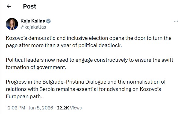 Postimi i Kaja Kallas
