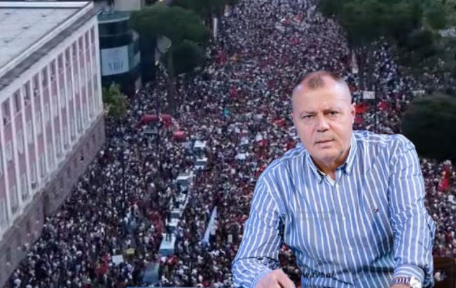  Rama duhet të mendojë ikjen   Mijëra qytetarë në protesta  Mustafa Nano  Shqiptarët nuk e pranojnë sundimin e vendit me një grusht oligarkësh  të vetmit që kanë akses te zyra   