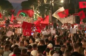 pamje protesta bulevard