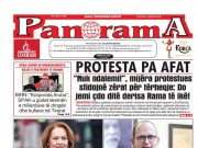 LEXO faqen e parë të Gazetës Panorama, datë 13 Qershor 2026