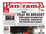 LEXO faqen e parë të Gazetës Panorama, datë 17 Qershor 2026