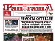 LEXO faqen e parë të Gazetës Panorama, datë 22 Qershor 2026