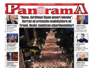 LEXO faqen e parë të Gazetës Panorama, datë 26 Qershor 2026