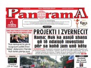 LEXO faqen e parë të Gazetës Panorama, datë 3 Qershor 2026