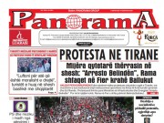LEXO faqen e parë të Gazetës Panorama, datë 10 Qershor 2026