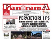 LEXO faqen e parë të Gazetës Panorama, datë 12 Qershor 2026