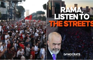 protesta edi rama EDP partia demokratike
