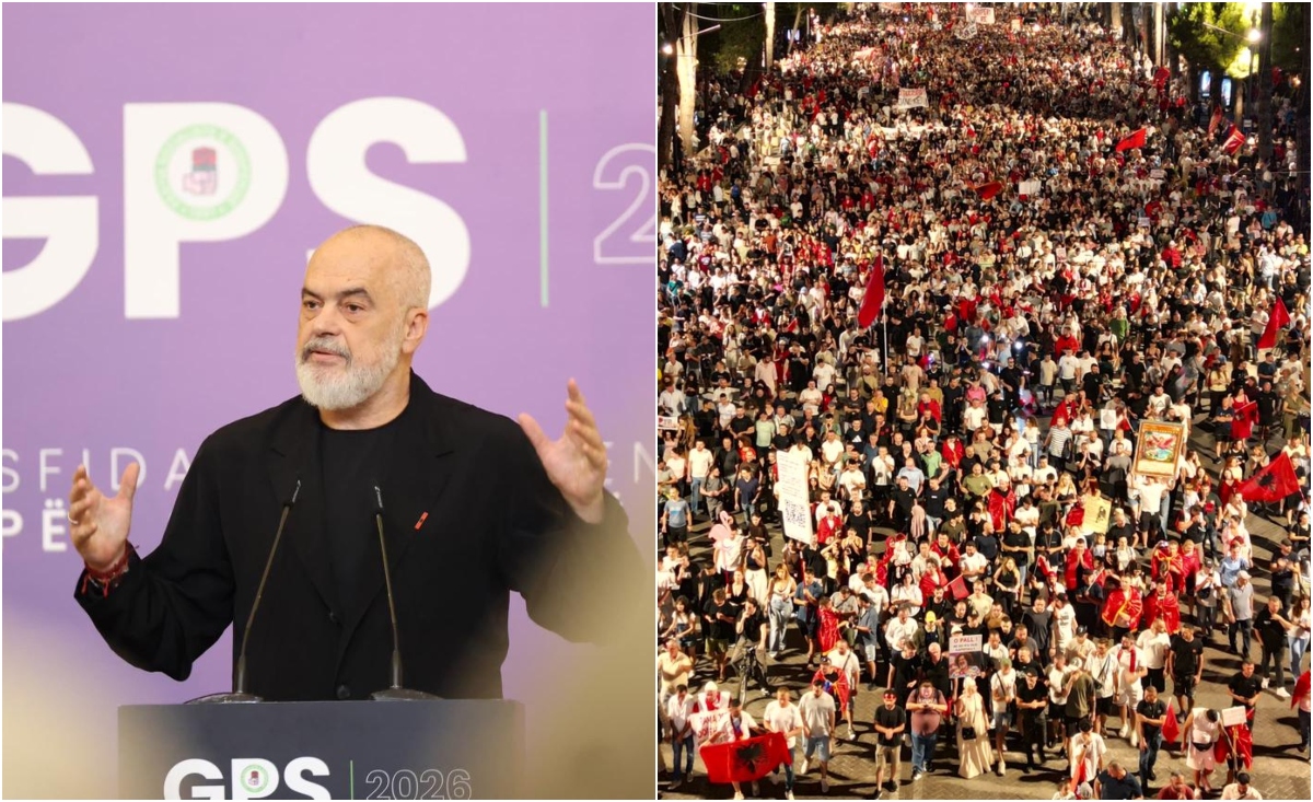 Rama sulmon mijëra qytetarët që dalin në shesh  Nuk është më protestë  por skenë  Me PS në nuk fitohet duke dalë me lugën e ndryshkur në tregun e karrierave të   