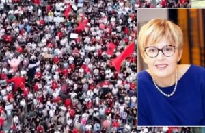 protesta irena beqiraj